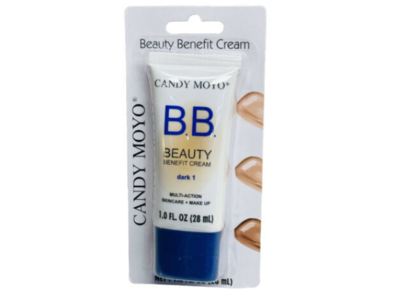 Candy Moyo BB Beauty Benefit Cream, Dark 1, 1.0 fl oz/28 mL