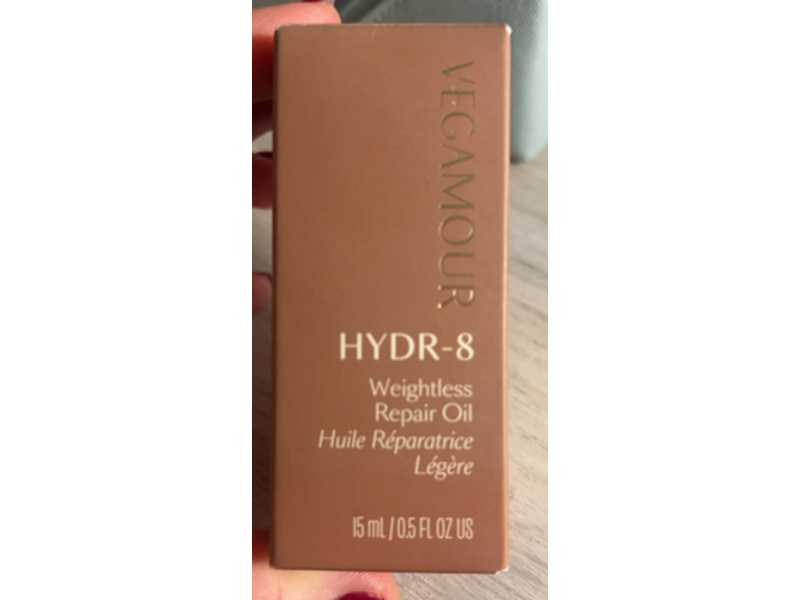 Vegamour Hydra-8 Weightless Repair Oil, 0.5 fl oz/15 mL
