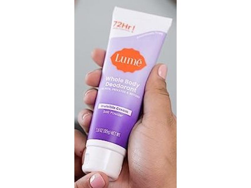 Lume Whole Body Deodorant, Soft Powder, 3 oz/ 85 g