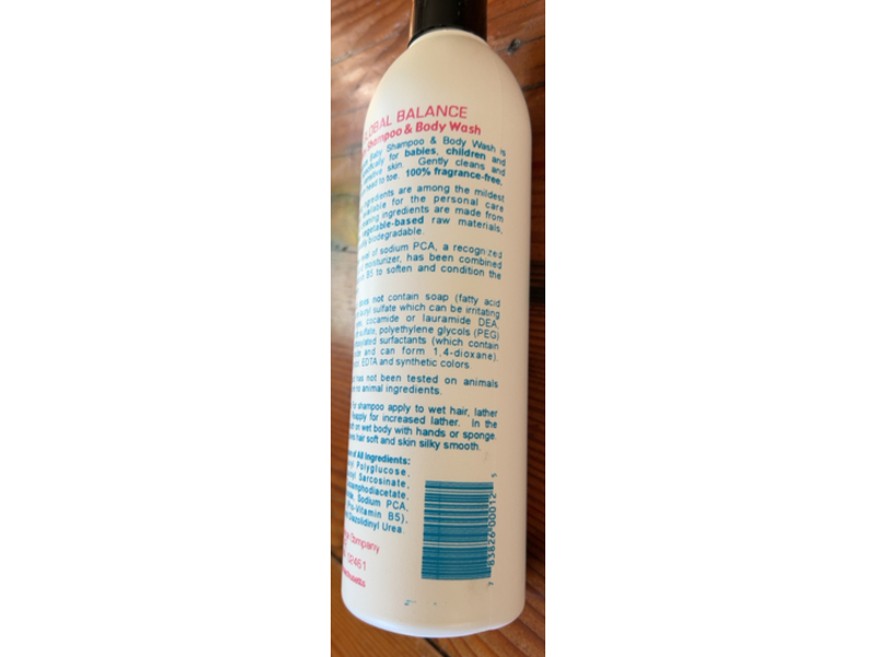 Global Balance Baby Shampoo & Body Wash, 12 oz/355 mL
