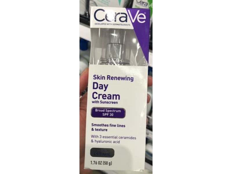 CeraVe Skin Renewing Day Cream, SPF 30