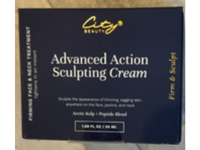City Beauty Firm & Sculpt Advanced Action Sculpting Cream, Arctic Kelp + Peptide Blend, 1.69 fl oz/50 mL