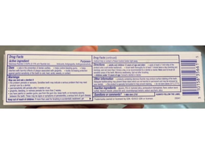 Sensodyne Sensitivity Gum & Enamel Fluoride Toothpaste, Mint, 3.4 oz/96.4 g