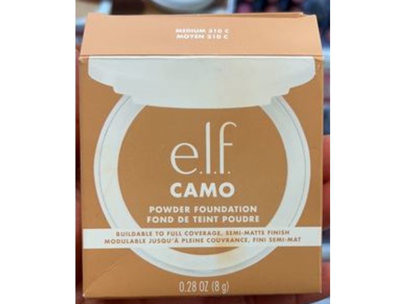 e.l.f. Cosmetics Powder Foundation, Medium 310 C, 0.28 oz/8 g