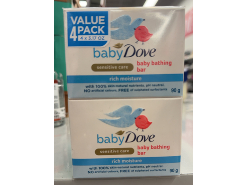 Dove Rich Moisture Baby Bathing Bar, 90 g