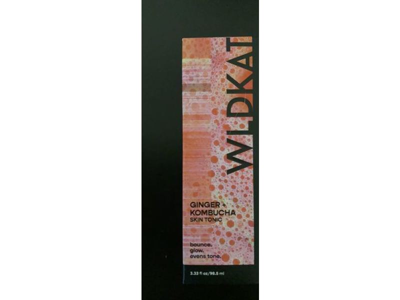 Wldkat Skin Tonic, Ginger + Kombucha, 3.33 fl oz/98.5 mL