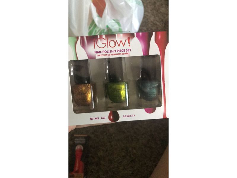 iGlow! Nail Polish 3 Piece Kit