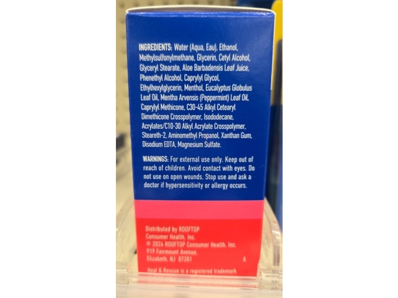 Heal & Rescue Plantar Roll-On, 2 fl oz/60 mL
