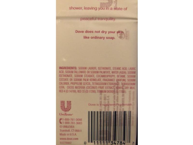 Dove Purely Pampering Beauty Bar, Coconut Milk & Jasmine Petals, 4 oz/113 g, 8 Count