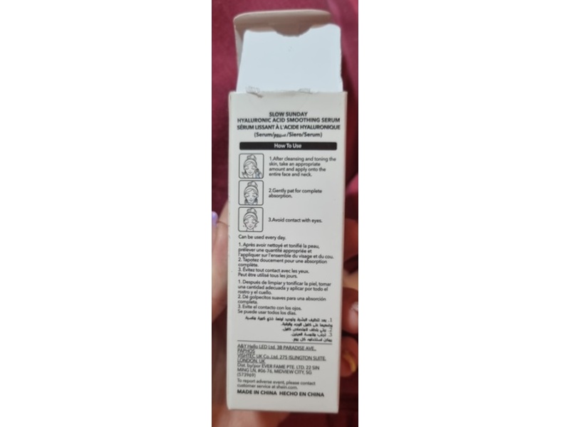 Slow Sunday Smoothing Serum, Hyaluronic Acid, 1 fl oz/30 mL