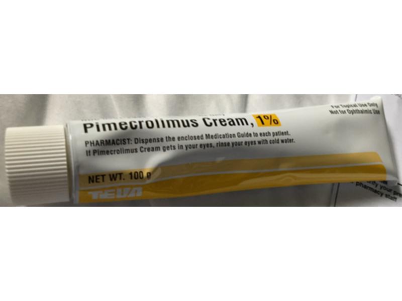 Pimecrolimus Cream 1%, 100 g, Teva (Rx)