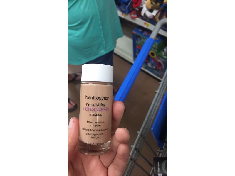 Neutrogena Nourishing Long Wear Liquid Makeup, Buff, SPF 20, 1 1 fl oz/30 mL