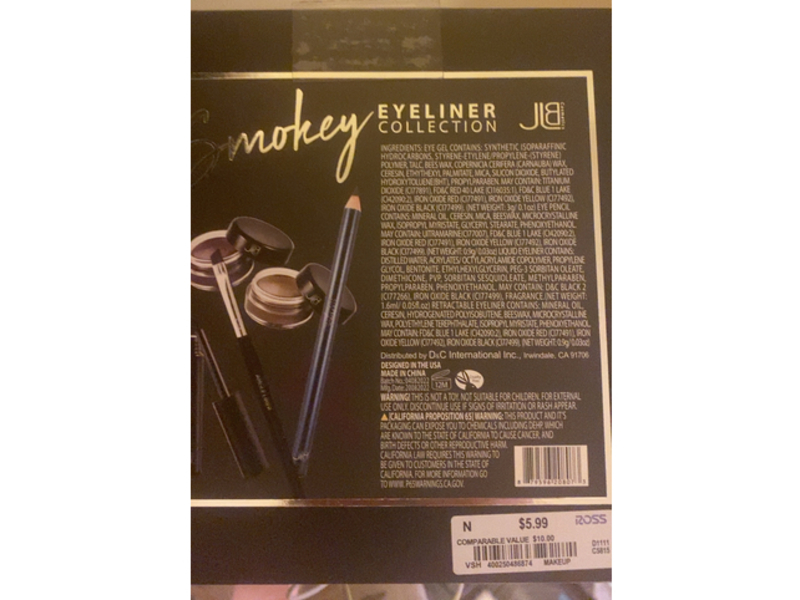 Jlb Cosmetics Smokey Eye Liner Collection, 0.03 fl oz/0.9 g