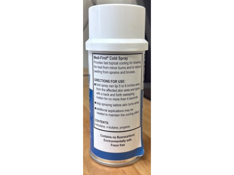 Medique Medi-First Topical Vapocoolant Cold Spray, 4 oz/113 g