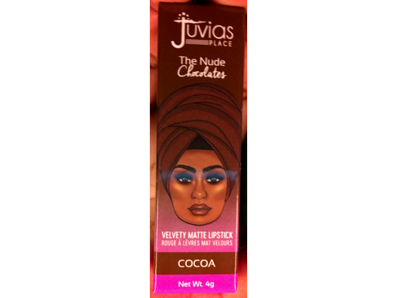 Juvia's Place The Nude Chocolates Velvety Matte Lipstick, Cocoa, 4 g