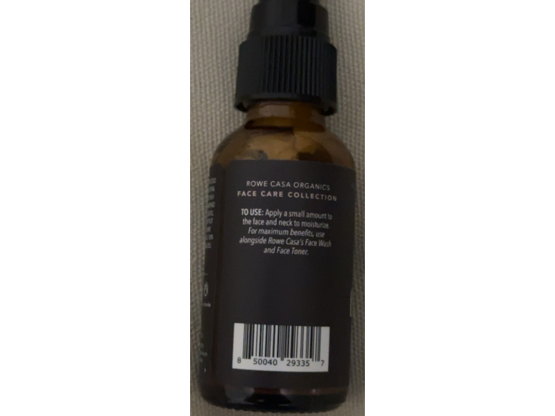 Rowe Casa Organics Face Cream, Frankincense, 1 fl oz/30 mL