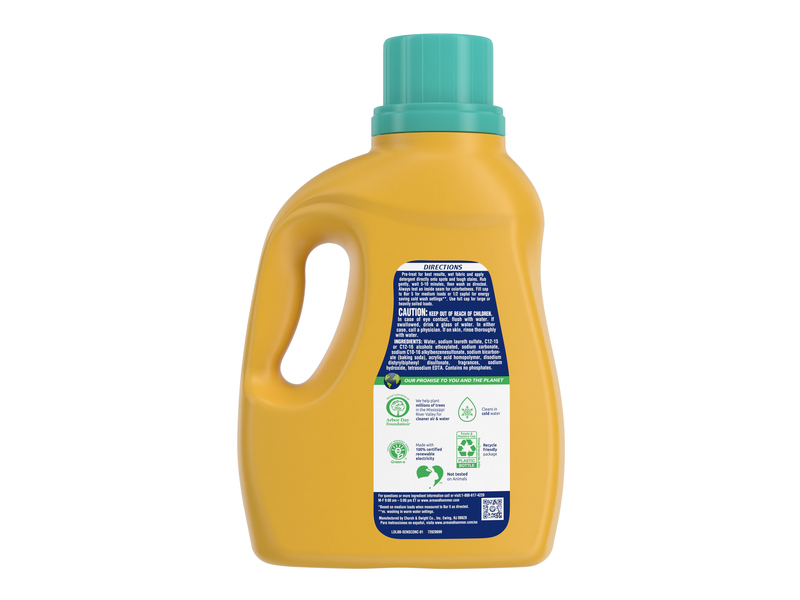 Arm & Hammer Sensitive Skin Plus Fresh Scent Liquid Laundry Detergent, 67.5 fl oz/1.99 L/50 loads