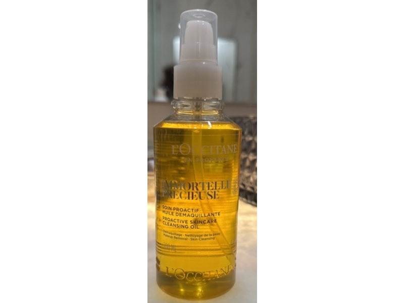 L'Occitane En Provence Immortelle Precious Cleansing Oil, 6.7 fl oz/200 mL