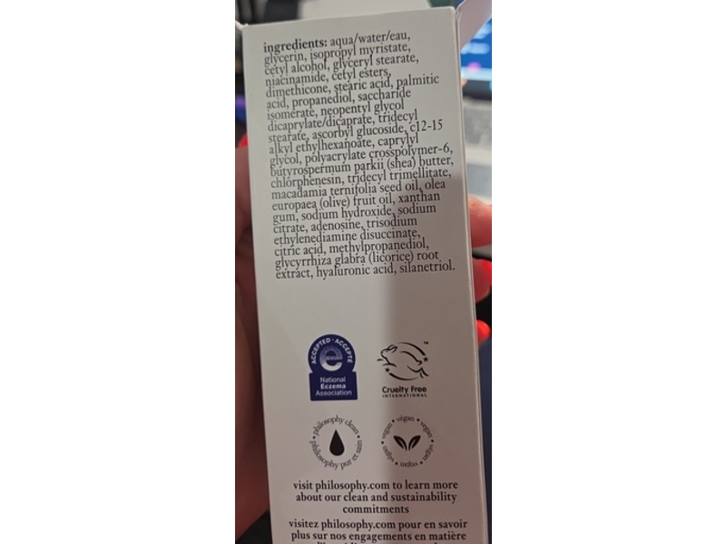 Philosophy In Good Hands Multi-Restorative Hand Cream, Fragrance Free, 3.9 fl oz/118 mL
