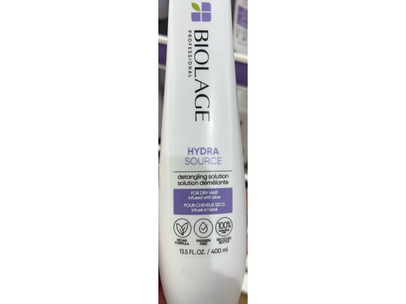 Biolage Hydra Source Detangling Solution, 13.5 fl oz/400 mL