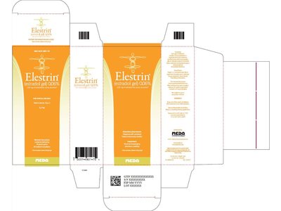 Elestrin (estraidol gel) 0.06%, 35 g, Meda Pharmaceuticals (RX)