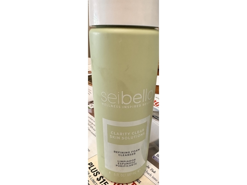Seibella Refining Foam Cleanser, 6 fl oz/180 mL