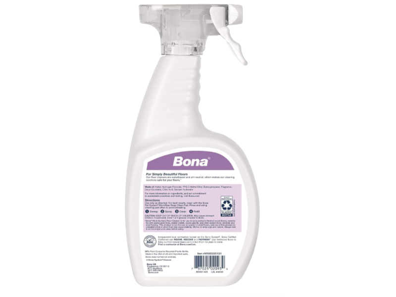 Bona Pet System Multi-Surface Floor Cleaner, 32 fl oz/946 mL