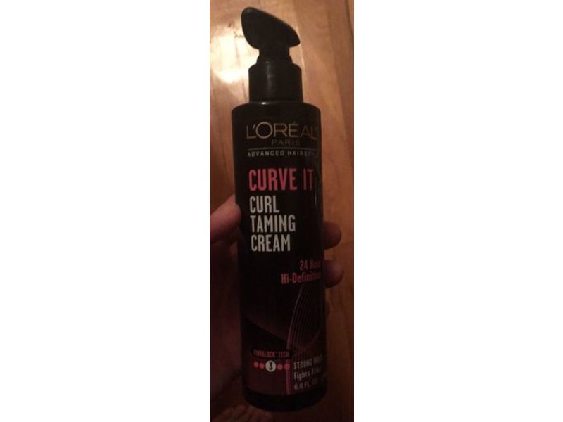 L'Oreal Paris Advanced Hairstyle Curve It Curl Taming Cream, 6.8 fl oz/200 mL