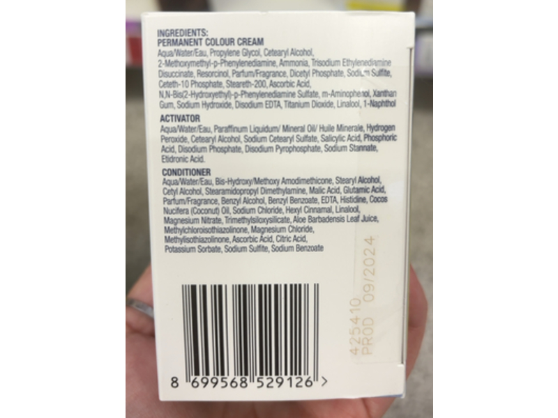Clairol Nice 'n Easy 3 Tones + Highlights Permanent Hair Dye, 4 Dark Brown, 1 Application, Pack Of 3