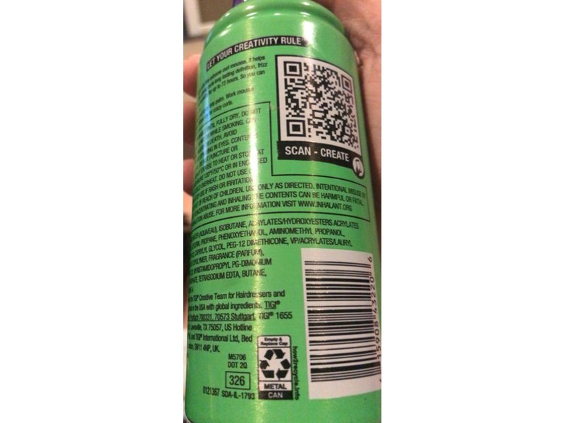 Bed Head Foxy Curls Hair Mousse, 8.4 oz/240 g