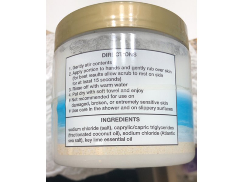 Florida Hand & Body Salt Scrubs, Key Lime, 24.2 oz