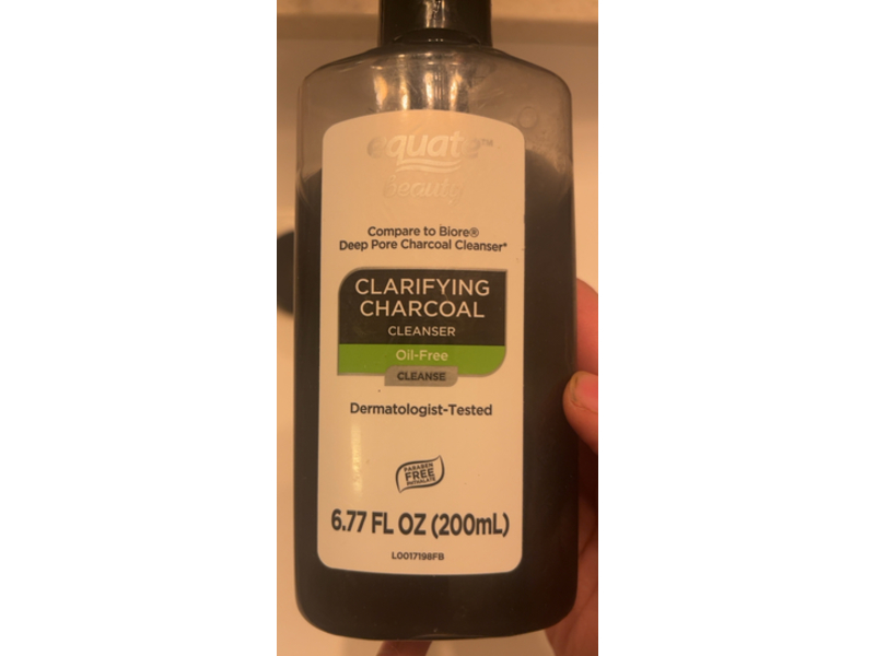 Equate Clarifying Cleanser, Charcoal, 6.77 fl oz/200 mL
