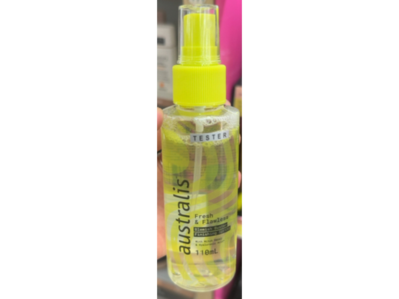 Australis Fresh & Flawless Blemish Buster Finishing Spritz, Witch Hazel & Hyaluronic Acid, 110 mL