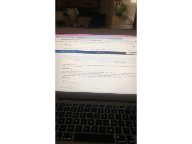 Farmasi 3D Effect High Definition Mascara, Black, 0.34 fl oz