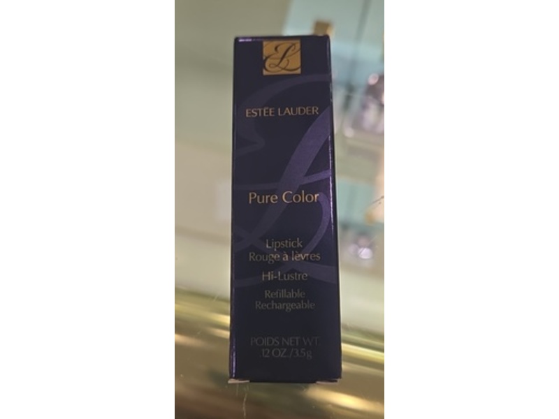 Estée Lauder Pure Color Hi-Lustre Lipstick, 221 Pink Parfait, 0.12 oz/3.5 g