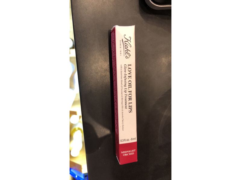 Kiehl's Love Oil For Lips Glow-Infusing Lip Treatment, Midnight Orchid, 0.3 oz/9 ml