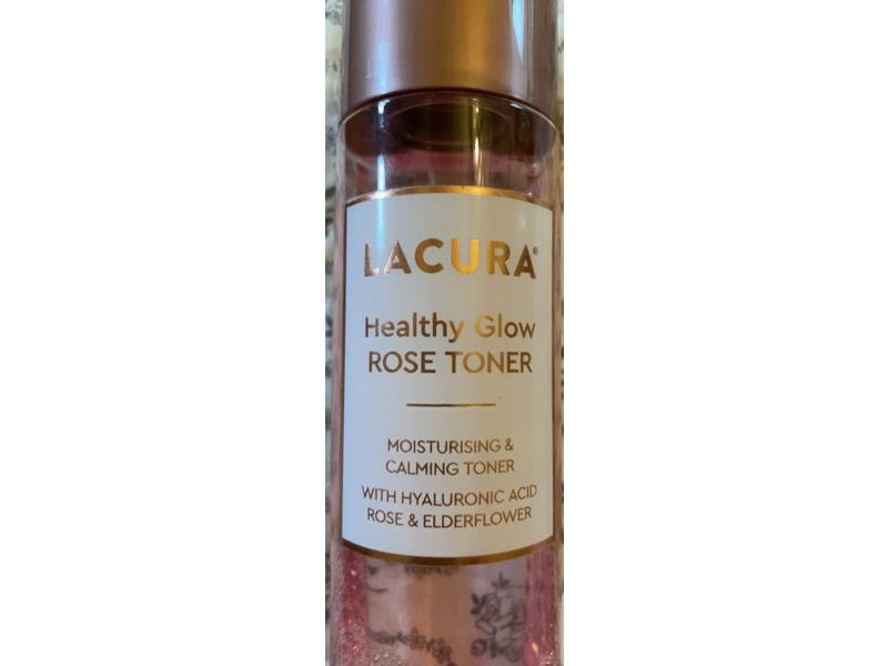 Lacura Healthy Glow Toner with Hyaluronic Acid, Rose & Elderflower, 250 mL