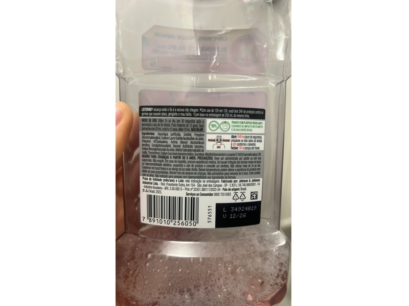 Listerine Mouthwash, Watermelon & Mint, 500 mL