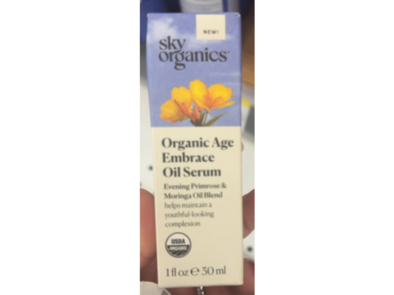 Sky Organics Organic Age Embrace Oil Serum, 1 fl oz/30 mL