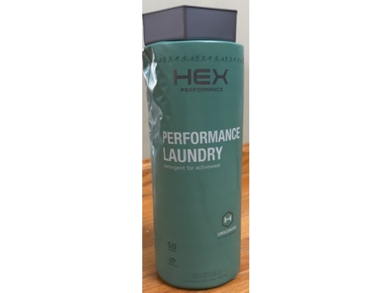HEX Performance Laundry Detergent, Unscented, 50 Loads, 50 fl oz/1.48 L