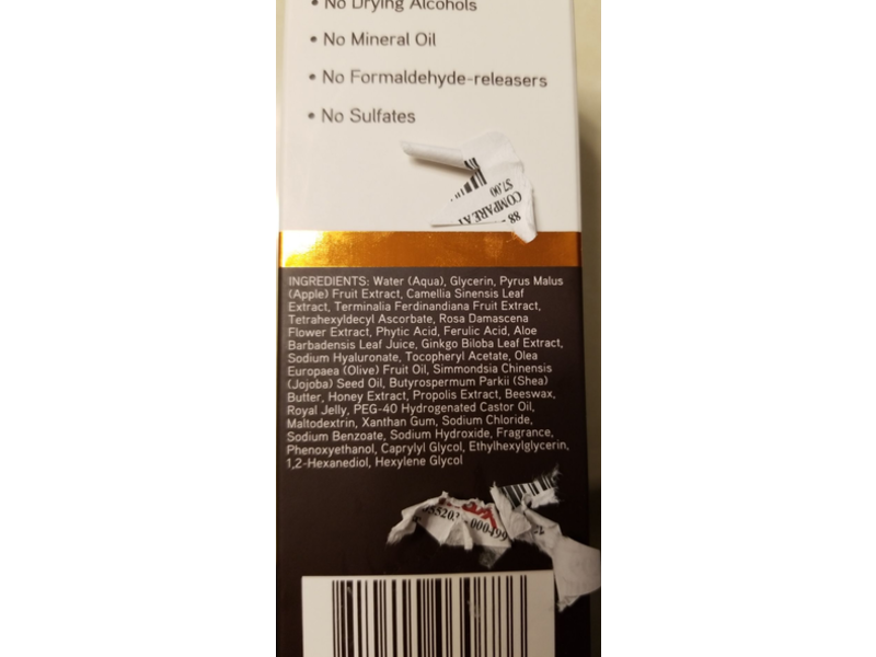 HoneyLab 5-In-1 Vitamin C & Manuka Honey Face Serum, 2 fl oz/59 mL