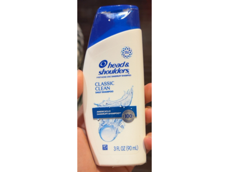 Head & Shoulders Daily Dandruff Shampoo, Classic Clean, 3 fl oz/90 mL