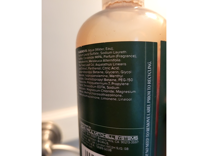 Paul Mitchell Special Color Shampoo, Tea Tree, 10.14 fl oz/300 mL