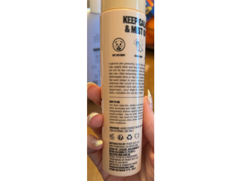 Peace Out Redness + Clarifying Mist, 3.3 fl oz/100 mL