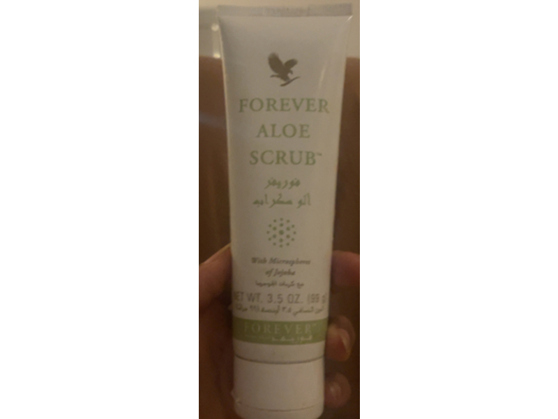 Forever Aloe Scrub, Microspheres Of Jojoba, 3.5 fl oz/99 g