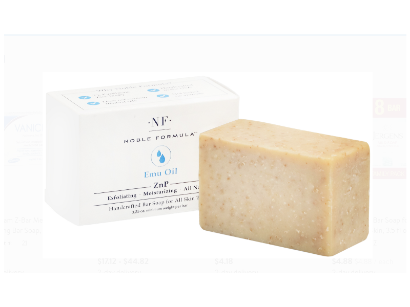 Noble Formula Original Emu Bar Soap, 3.25 oz