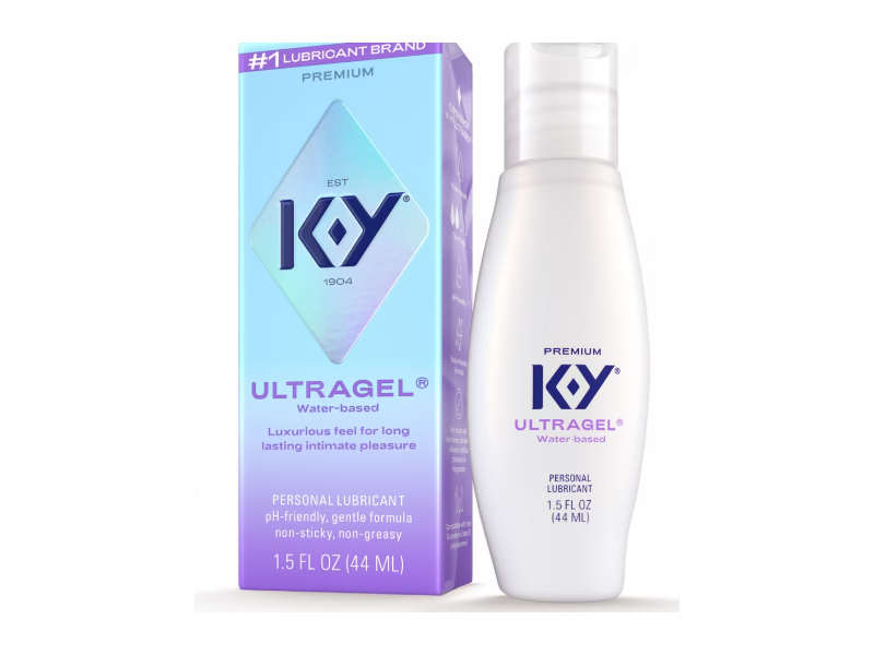 KY Water Based Personal Lubricant, 1.5 fl oz/44 mL