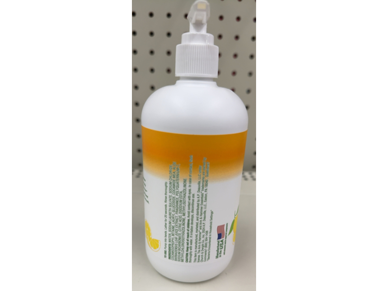 Arm & Hammer Essentials Liquid Hand Soap, Fresh Lemon, 12 fl oz/355 mL