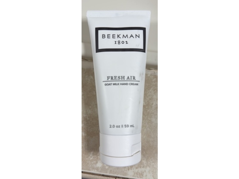 Beekman 1802 Goat Milk Hand Cream, Fresh Air, 2 oz/59 mL
