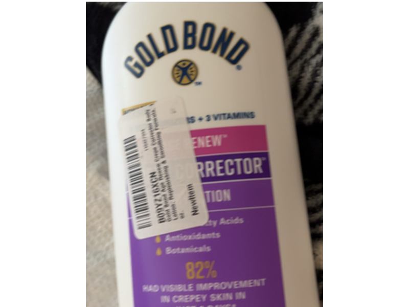 Gold Bond Age Renew Crepe Corrector Body Lotion, Replenishing & Smoothing Formula, 14 oz